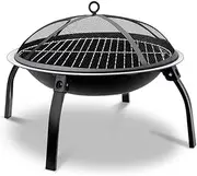 Barbecue Grill Fire Pit Grill, Foldable Legs Barbecue Grill, Barbecue Oven for Outdoor Courtyard Picnic Camping Tailgating Barbecue Stove