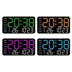 Digital Alarm Clock Dimmer Electric Bedside Desk Clock for Bedroom Hall Desk