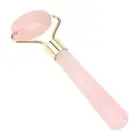 Natural Rose Quartz Slimming Face Beauty Massage Roller Skincare Relax Tool AU