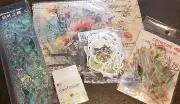 5 PACKS 185+ Bundle Junk Journal Vtg Ephemera Scrapbooking Craft Paper Stickers