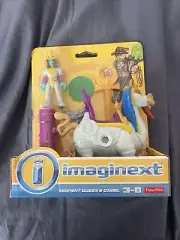 Imaginext Serpent Queen and Camel Action Figure RARE Fisher Price