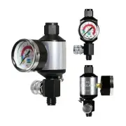 LE LEMATEC Air Compressor Regulator & Air Compressor Water Separator with Gau...