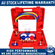 R134A R12 R22 R502 HVAC A/C Refrigeration AC Manifold Gauge Set Car Service Kits