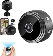 Secret Scope Camera, Secret Scope Mini Security Camera Elonmusk, WiFi Cameras Outdoor Wireless 1080p Hd, with Night Vision & Weatherproof Function for Indoor/Outdoor (Black 1Pcs)