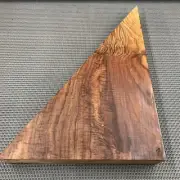 CW932 Curly Claro Walnut Billet Block Carving Craft Knife Handle Game Call 22.6"