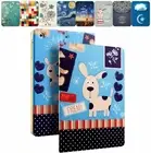 iPad Mini 7.9 1 2 3 4 Case A2133 A1538 A1599 A1489 A1432 PU Leather Puppy Friend