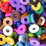 Felt for accordion buttons 15mm (15 pcs)