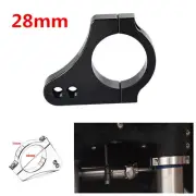 Black Motorcycle CNC Aluminium Alloy Steering Damper Fork Bracket 28mm Universal