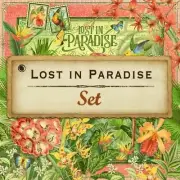 GRAPHIC 45 "LOST IN PARADISE" 8(12X12 PAPERS TROPICAL RETIRED SCRAPJACK'S PLACE