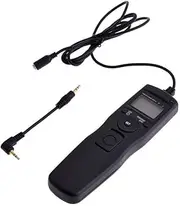 [AIHG] Timer Remote Control Shutter Release for Canon EOS Rebel T6 T7 80D 70D 60D 60Da 77D T7i T6i T6s SL2 SL1 T5 T3 T5i T4i T3i T2i T1i EOS R M6 M5 etc.