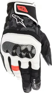 Alpinestars SMX Z, gloves Drystar , color: Black/White/Neon-Red , size: L