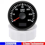 3000/4000/6000/7000/8000 RPM 52mm Tachometer Red Light Waterproof 2" 52MM Tacho Gauge Sensor for Universal Gasoline Diesel Car 3000RPM BB