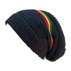 Warm Hat Weaving Knit for Women Hip Hop Hat Unique Hat Reggae Lover