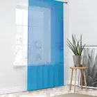 Curtain "Celeste Blue" Sheer Window Curtain