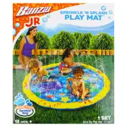 Banzai JR Sprinkle and Splash Play Mat Pool Inflatable Water Fountain 18 months+