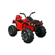 Go Skitz Adventure Electric Ride Quad Bike w/ Music Player Kids Car Toy 3+ Red