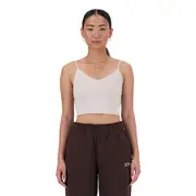 New Balance Womens Linear Heritage Soft Bra Top