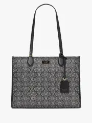 Spade Flower Coated Canvas Large Market Tote
