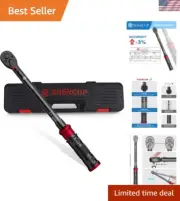 1/2-inch Drive Torque Wrench Chrome Vanadium Steel 10-170 ft.lb Adjustable