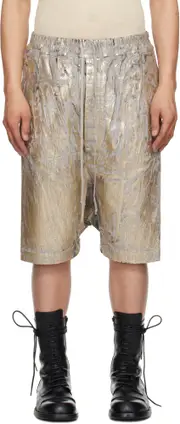Rick Owens DRKSHDW Drawstring Dropped Crotch Shorts S,XS,L,M golden