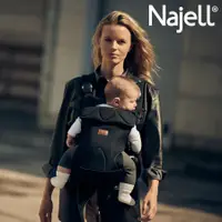 在飛比找PChome24h購物優惠-【瑞典Najell】嬰兒揹帶Original V2-夜幕灰(
