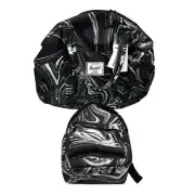 Herschel Supply Co. Duffel Bag and Mini BackPack Lot Paint Pour Black