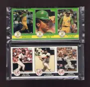 1985 The Star Co. REGGIE JACKSON, A's & Yankees ~ FACTORY Panel SET 36 cards