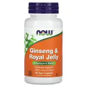 NOW Foods, Ginseng & Royal Jelly, 90 Veg Capsules