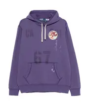 logo-patch hoodie XL dark purple