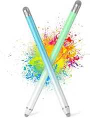 Universal Stylus Pens for Touch Screens (2 Pcs), High Sensitivity Fiber Tips,...