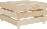 Wooden Garden Pallet Table, Outdoor Patio Folding Extendable Dining Table, 60x60x36.5 cm Pinewood, Solid Weather Resistant Wood Surface, Easy Assembly