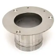 MasterCraft Boat Exhaust Tip w/ Flapper 253046 | Stainless 3 1/2 Inch