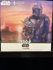Star Wars thomas kinkade the mandalorian a new direction 550 pc puzzle