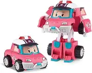 Robocar Poli Sandy Transforming Robot, 4" Transformable Action Toy Figure Vehicle, Emergency Vehicle Playset, Holiday Birthday Rescue Car Toys Gift for Boys Girls Age 1 2 3 4 5