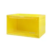 Stacked Shoe Storage Box Sneaker Colourful Display Case Yellow