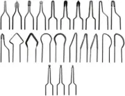 23Pcs Wire Wood Burning Tips, Pyrography Tip Nibs Kit, Wood Burner Set Tool for