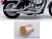 Daytona 65589 Slip-On Scarf, Tapered/Chrome Plated