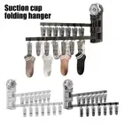 Balcony Sock Hangers Swivel Design Clips Wall Mounted Drying Rack with 28