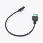 USB 3.1 Type-C Female to 5Pin Screw Connector Shield Terminal Plug Adapter Cable