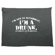 Im Not An Alcoholic A Drunk - Funny Novelty Sports Microfiber Towel Gift Gifts