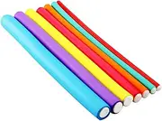 WOFASHPURET 20pcs Flexible Curling Rods Multifunction Cold Wave Hair Curler Sticks (2.0mm) Hair Roller Clips for Overnight Waves for Women Random