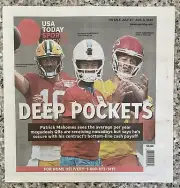USA TODAY QB Patrick Mahomes CHEIFS Deep Pockets QB Mega Deals July 31-Aug 6 NEW