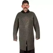 6mm Round Riveted Rings Chainmail Hauberk Mail Armor Shirt For Medieval Soldier