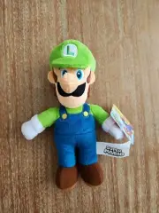 NEW Super Mario Brothers Luigi Plush Soft Toy 10" Jakks Nintendo Stuffed Animal