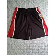 MEN'S NWT SIZE 2XL "AND1" BLACK DRAWSTRING ATHLETIC BASKETBALL SHORTS 38" WAIST
