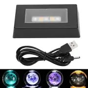 7 Color LED Display Base, Color Changing Light Stand for Crystal Display