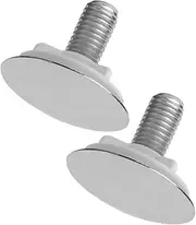 Yardenfun 2pcs Stainless Steel Sink Hole Covers Kitchen Sink Hole Plugs Washbasin Sealing Caps Modern Decorative Covers for Counter Space