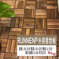 在飛比找蝦皮購物優惠-IKEA代購 當天出 RUNNEN 戶外拼接地板/九片裝 3