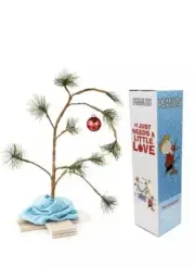 Original 18" Peanuts Charlie Brown Christmas Tree with Linus's Blanket NIB
