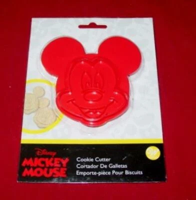 Wilton MICKEY MOUSE Cookie Cutter & Embosser / Stamp - Disney Christmas - NEW